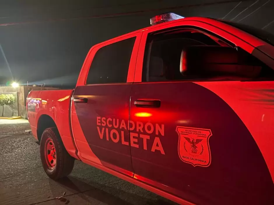 Operativo preventivo de Escuadrón Violeta en Tijuana