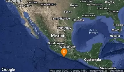 Sismo al suroeste de Coyuca de Bentez, Guerrero