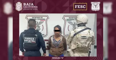 Mujer detenida en posesin de drogas