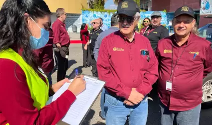 Protocolos de seguridad en simulacro estatal de sismo