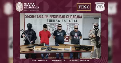 Hombres armados detenidos