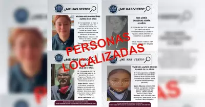 Personas localizadas