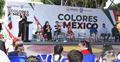 Inauguran techumbre escolar en kinder