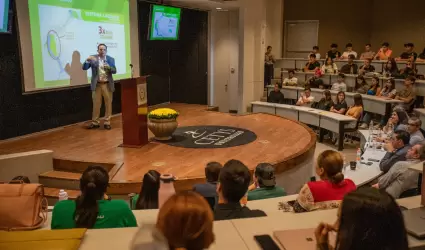 Presenta ante estudiantes proyectos del parque ecolgico Laguna Mxico