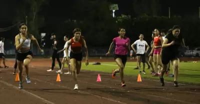 Aplican test pedaggico a talentos de velocidad en atletismo