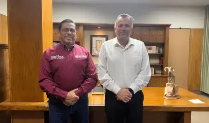 Se reúne Diputado Molina García con rector de la UABC