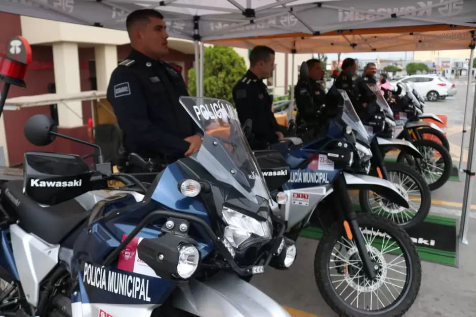 Entrega de nuevas motocicletas a la Secretara de Seguridad Ciudadana