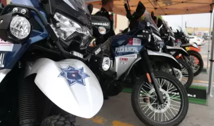 Entrega de nuevas motocicletas a la Secretara de Seguridad Ciudadana