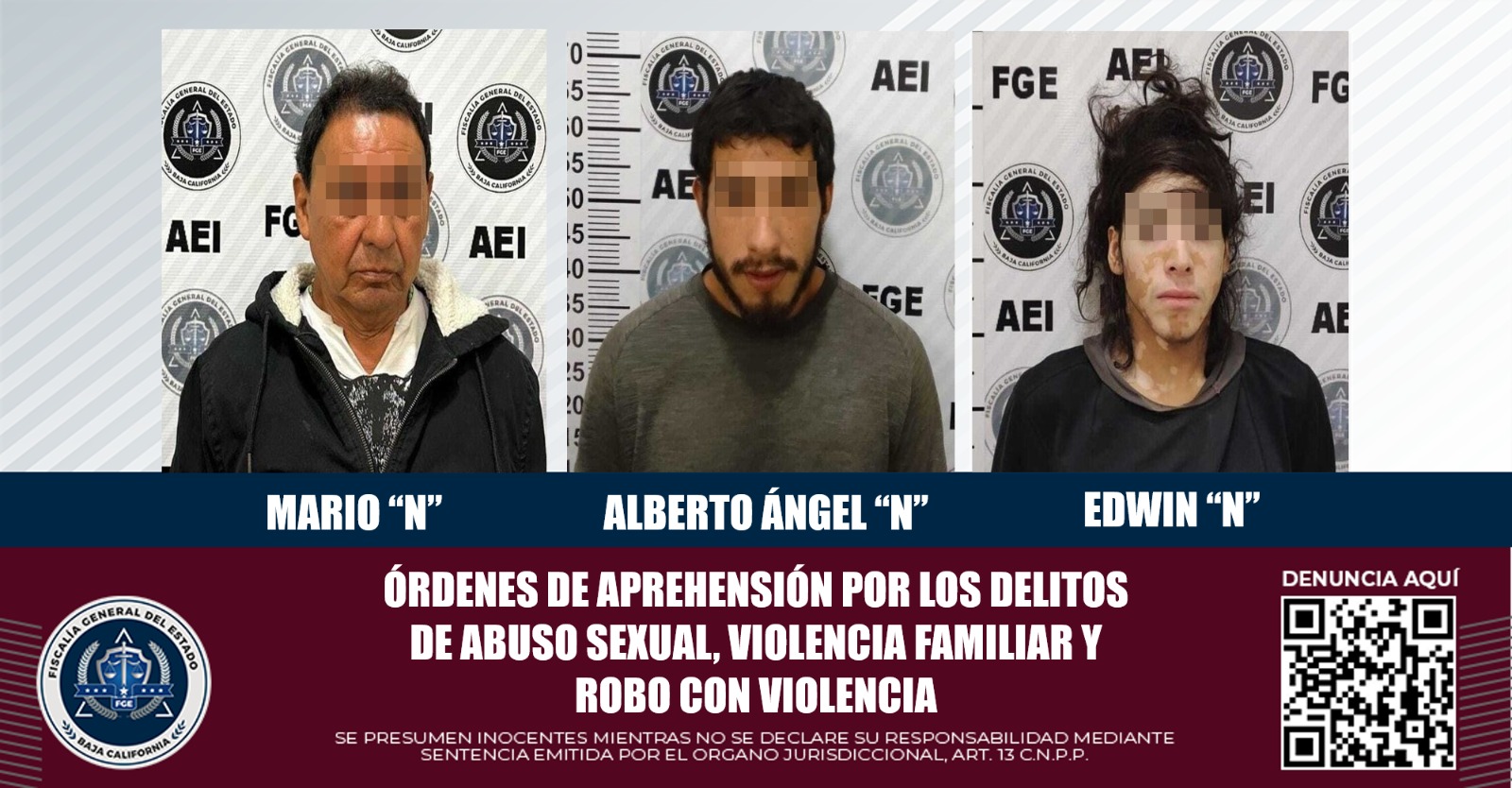 Cumplimenta Fge órdenes De Aprehensión Por Abuso Sexual Violencia Familiar Y Robo Con Violencia 8710