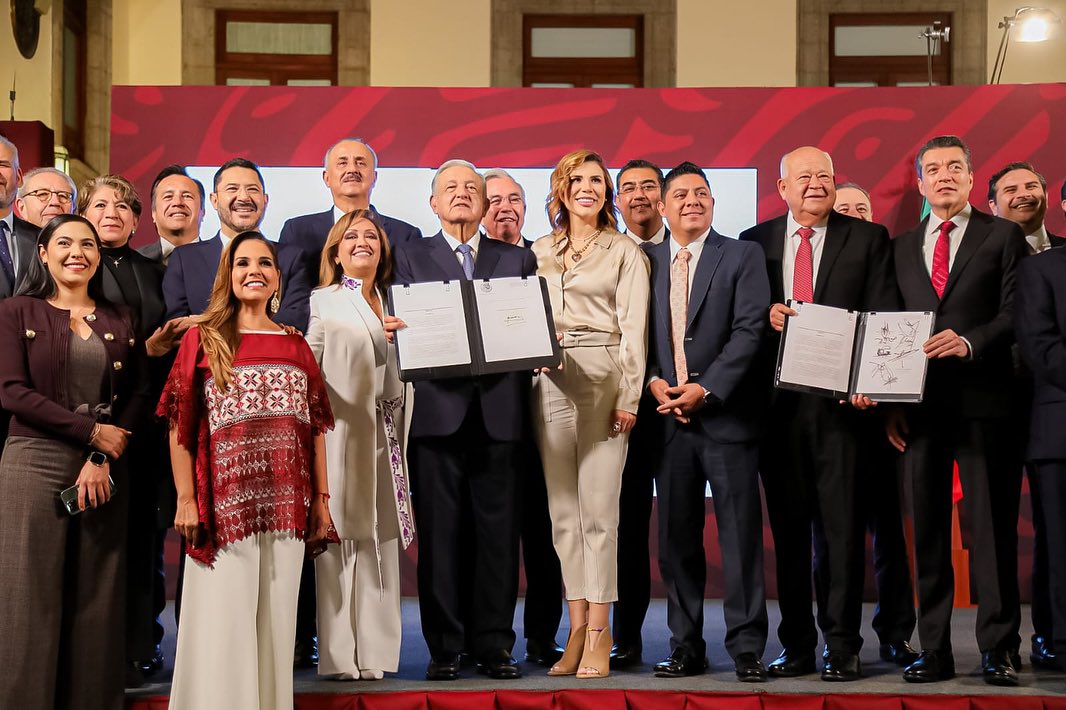 VIDEO: Firma de convenio entre Marina del Pilar y IMSS-BIENESTAR ...