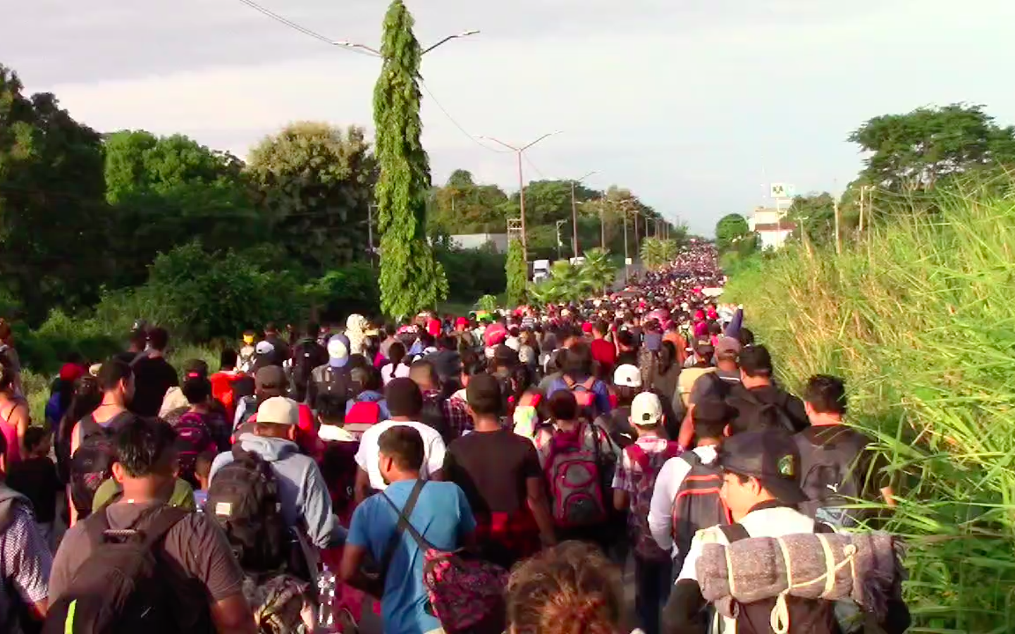 Ayuntamiento de Tijuana conf a que caravana migrante proveniente