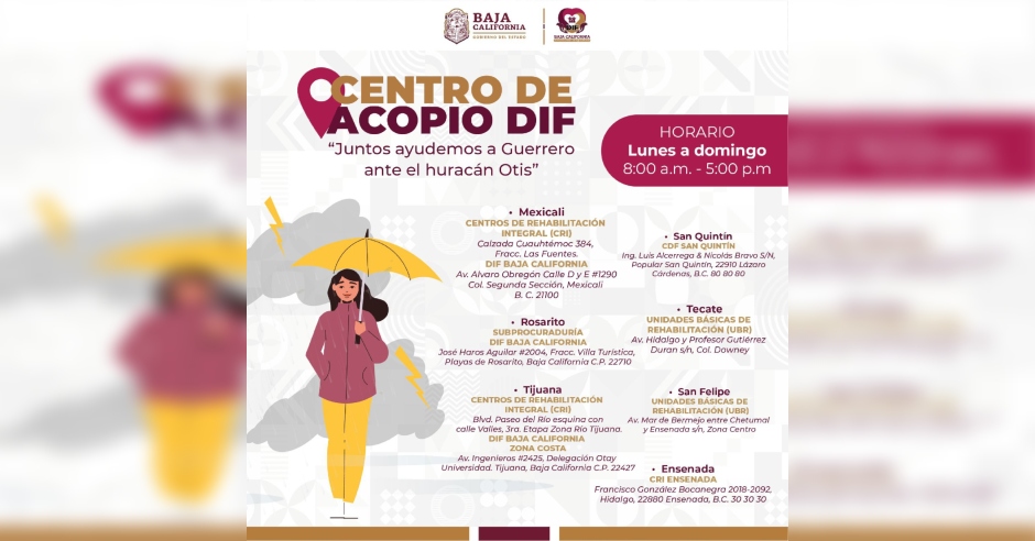 Abre DIF BC más centros de acopio y se suma a la "Caravana de Apoyo" de ...