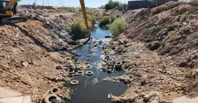 Realiza CESPM trabajos de limpieza y desbloqueo en drenes Mexicali y Puebla