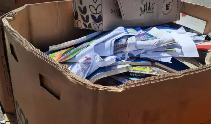 Campaa de donacin de libros viejos en Tijuana