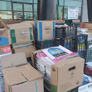 Campaa de donacin de libros viejos en Tijuana