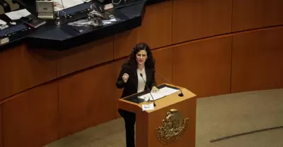 Luisa Mara Alcalde en el Senado