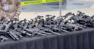 Ejrcito destruye 1,092 armas de fuego en Tijuana