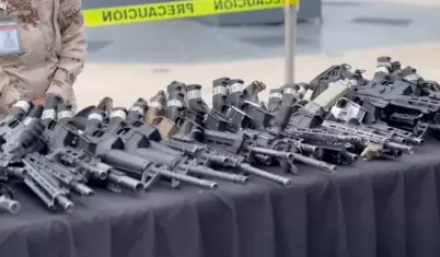 Ej�rcito destruye 1,092 armas de fuego en Tijuana