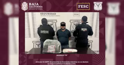 Detenido con metanfetamina en Tijuana