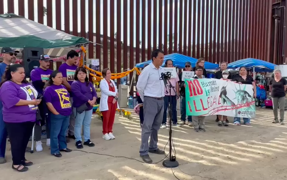 Muerte de migrante en campamento de la frontera