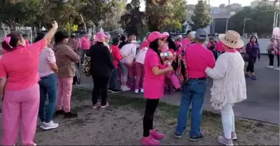 Sobrevivientes y Pacientes en tratamiento marchan por la deteccin temprana del