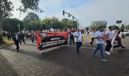 Inicia Huelga de labores en PJF