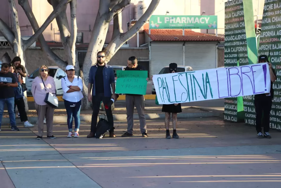 Protestan en Tijuana por conflicto en medio oriente