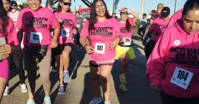 Generan conciencia sobre deteccin oportuna de cncer con carrera y caminata en 