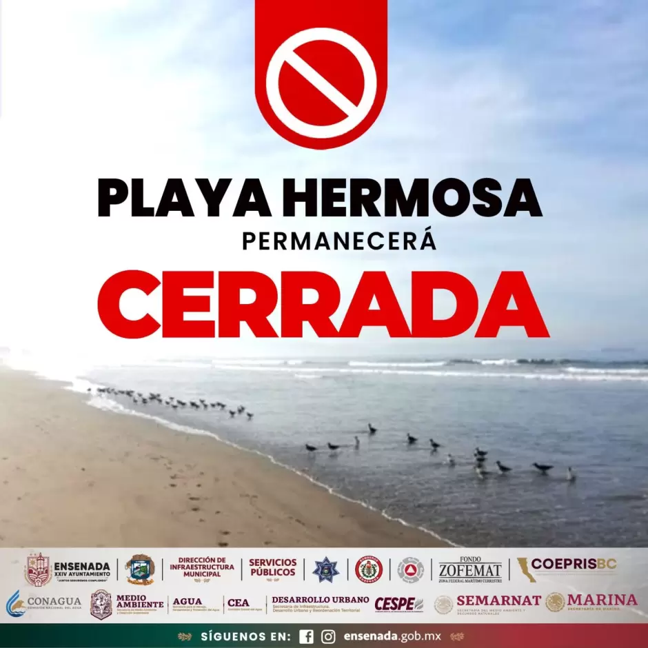 Playa cerrada