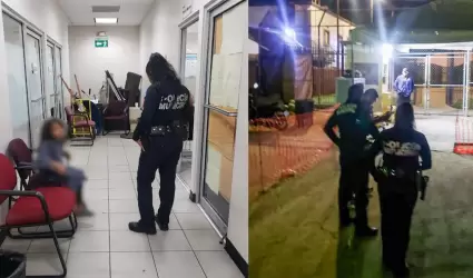 Polic�as protegen a ni�a v�ctima de omisi�n de cuidados