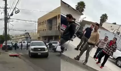 Traslado de detenidos en bloqueo de taxis a La Peni