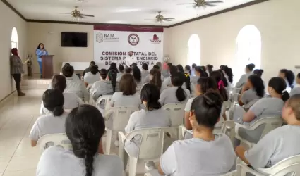 Preparan a mujeres del Centro Penitenciario de Tijuana para la recuperacin de s