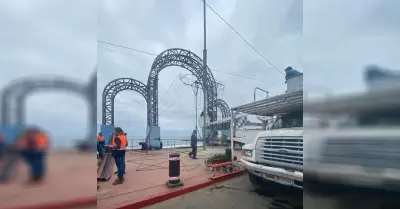 Estructura de catrina en Playas de Tijuana