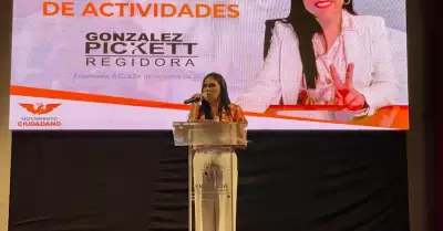Presenta Regidora Ericka Gonz�lez Pickett segundo informe de actividades