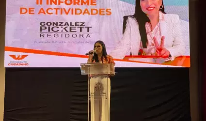 Presenta Regidora Ericka Gonz�lez Pickett segundo informe de actividades
