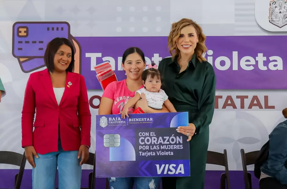 Empoderan a mujeres con Tarjeta Violeta