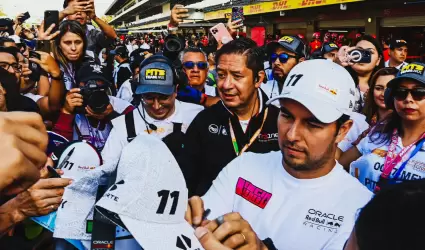 En la Fiesta de la F1, el pblico tiene como favorito al local "Checo" Prez