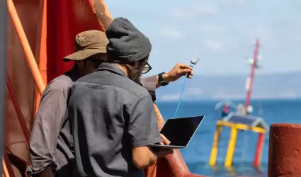 Monitorean condiciones oce�nicas en Isla Todos Santos y los datos son p�blicos