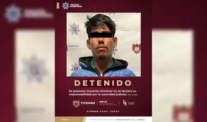 Joven armado y con droga detenido