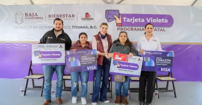 Tarjeta violeta