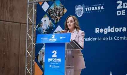 Rinde regidora Gina Arana su segundo informe de actividades