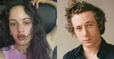 Rosala y Jeremy Allen White.