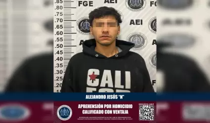 Sujeto detenido