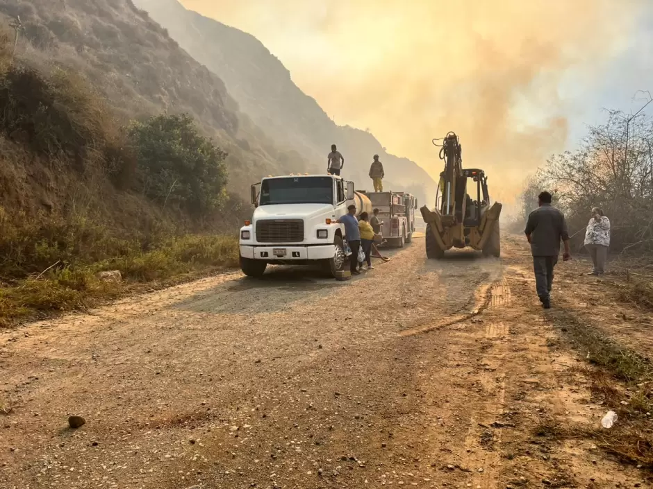 Incendio en Santa Anita