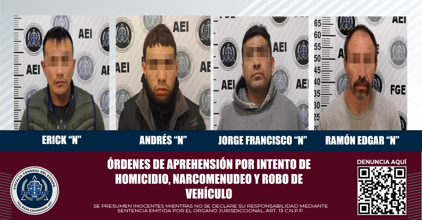 Da Fge Cumplimiento A órdenes De Aprehensión Por Intento De Homicidio Narcomenudeo Y Robo De 9411