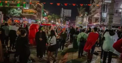 Exitosa celebracin de Halloween en la Avenida Revolucin