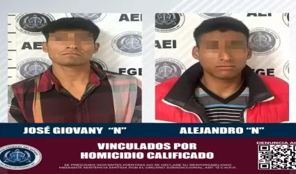 Detienen a 2 hermanos acusados de homicidio