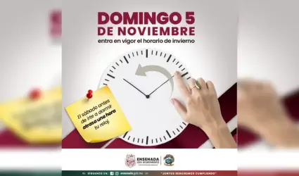 Cambio de horario