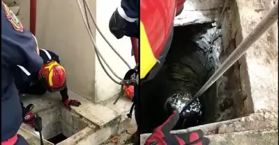 Ni�a en pozo
