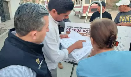 Beneficia Bono Verde con obras a colonia Lomitas: